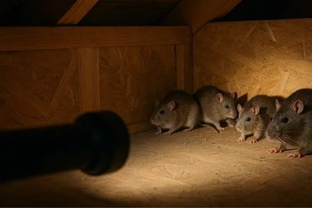 rodents in the attic huntsville